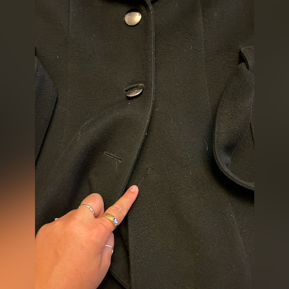 Anne Klein Wool Pea Coat - Picture 6 of 9